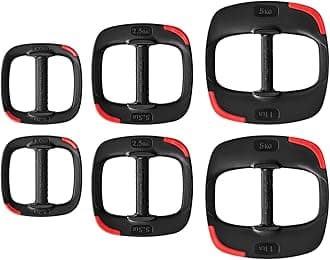 Les Mills™ Dual Purpose Ergonomic Exercise Weight Plates for Total Body Workouts