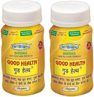 Dr. Biswas Safe Ayurvedic Capsules For Overall Health Pack of 2 (50X2)