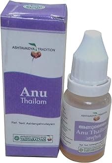 Pack of 6 - Anu Thailam - 10ml by Vaidyaratnam