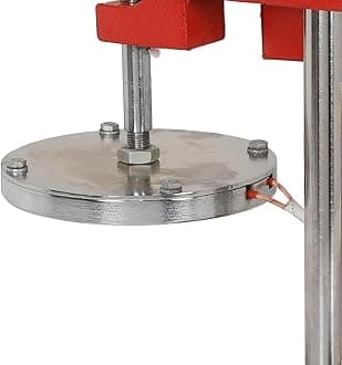 SMART PACK Foil Sealer Machine, Glass Sealing Machine, PVC Glass Sealer, Water Glass Foil Sealer, Manual Cup Sealer, Heavy Duty Cup Foil Sealer, Sealing Plastic, Glass Jars (RED 5 INCHES)