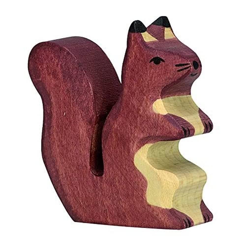 Holtztiger HT80106 Squirrel, Brown, Assorted Colours