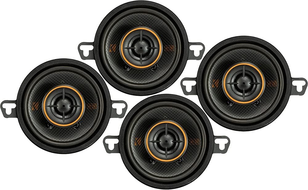 KICKER Bundle of 2 Items 3-1/2" KS 2-Way Speakers
