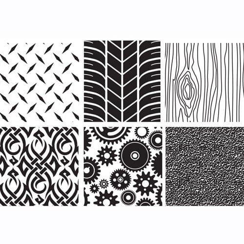 Autumn Carpenter Designs 6 Different Manly Texture Sheets Sugarcraft Cake Decorating Cupcakes Cookies