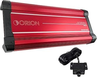 HCCA Series HCCA4000.2H High Performance 4000W RMS 2-Channel Class H Amplifier - 1 Ohm Stable, Low/High Pass Crossover, Bass Boost Control, MOSFET Power Supply, with Bass Knob, Made in Korea