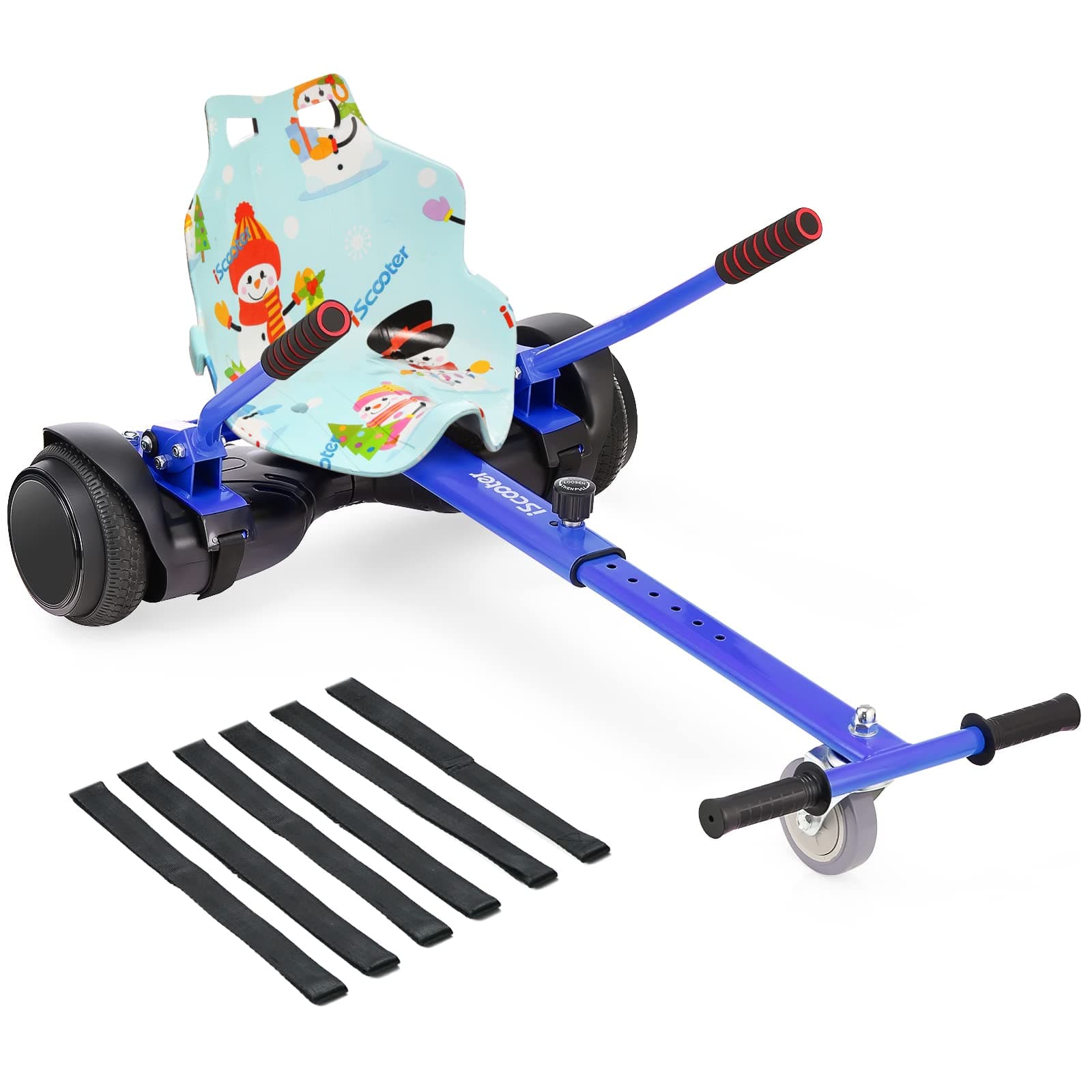 iScooter Q1 Hoverboard Seat Attachment - Hoverboard Attachment for 6.5'' 8'' 8.5'' 10'' Two Wheel Self Balancing Scoote Hoverboard Go Kart Attachment for Kids/Adults…