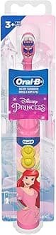 Oral-B Kid's Battery Toothbrush Featuring Disney's Little Mermaid, Soft Bristles, for Kids 3+