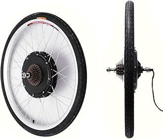 28 Inches Electric Bicycle Motor Conversion Kit, Bicycle Hub Motor Rear Wheel Conversion Kit Tool,Powerful Electric Bicycle Rear Wheel Motor Kit with 4800W Controller & Brake Handle