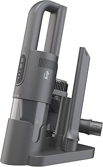 BrigiiPet Hair Vacuum with Anti-Tangle Hair Tool, Cordless Stairs Vacuum, 18KPa Handheld Vacuum with BRUSHLESS DC Motor, Triple Air Filtration System, USB-C Rechargeable-H5-Standard Ver