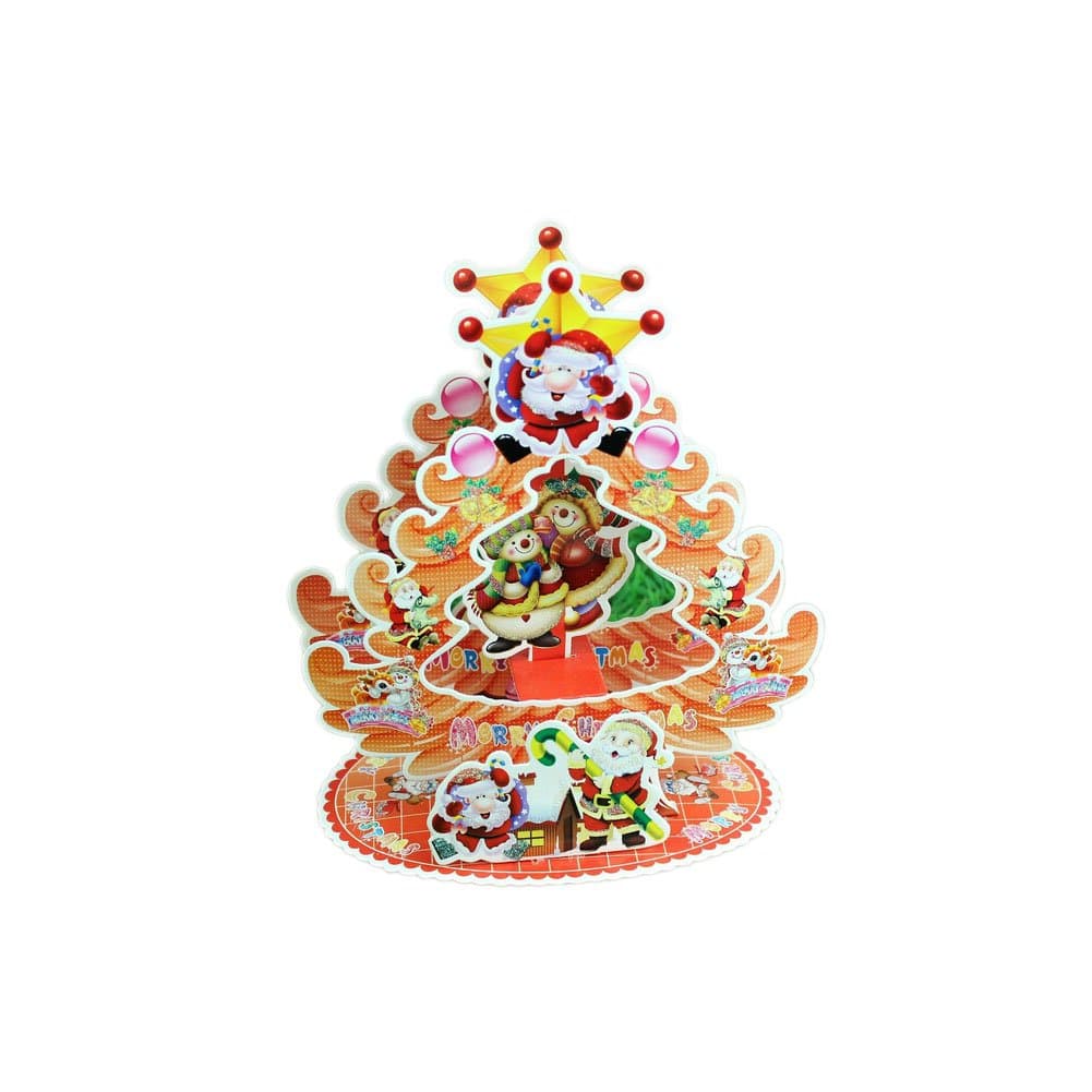 Easting Funny 3d Pop-up Christmas Card 7 Pcs