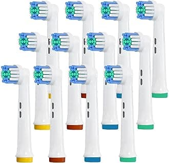 12 Pack Replacement Toothbrush Heads for Oral B Braun,Soft Precision Electric Toothbrush Heads,Deep and Precise Cleaning for Most Oral B Replacement Heads Refills