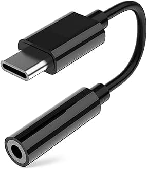 Pipestation USB C to 3.5mm Jack Audio Adapter - USB C to Headphone Jack - Durable USB C Headphone Adapter - Scratch Resistant USB C to AUX - Quality Audio USB C to Headphone Jack for Speakers
