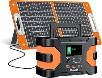 150W 166Wh Portable Power Station + 60W 18V Solar Panel
