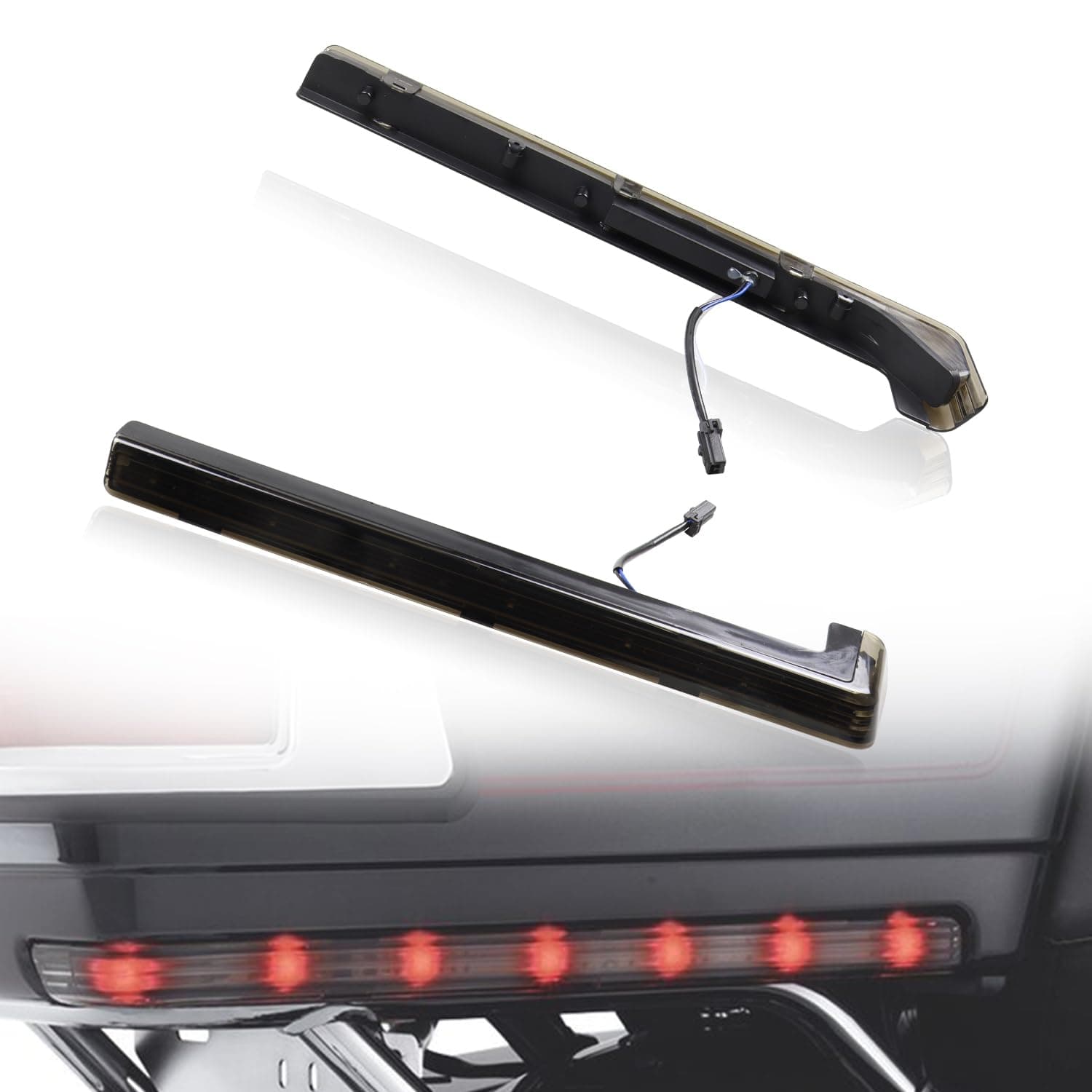 Luggage Trunk Side Marker LED Light Kit Compatible with Harley Touring Electra Glide Classic Road Glide Ultra Ultra Limited FLHTK Ultra classic