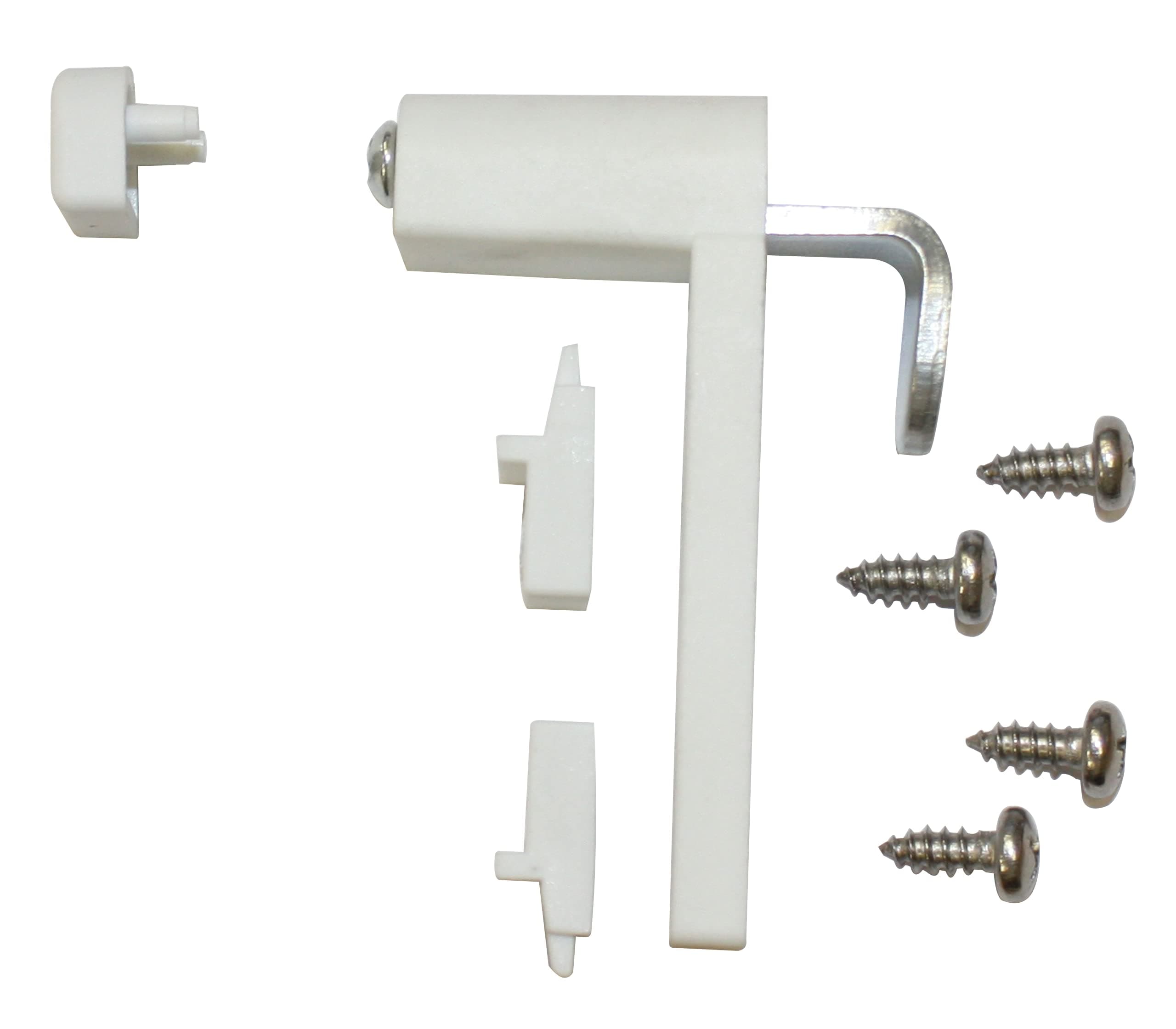 h Clamping Bearing for Roller Blinds with Guide Rail, 5-25 mm Frame Thickness (Pack of 2)