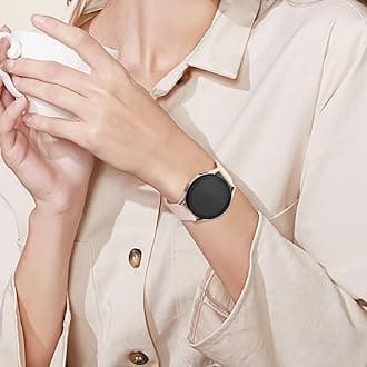 Tobfit 20mm 22mm Watch Bands Quick Release Watch Straps with Color Matched Metal Buckle, Soft Silicone Breathable Replacement Sport Watch Wristbands for Women Men