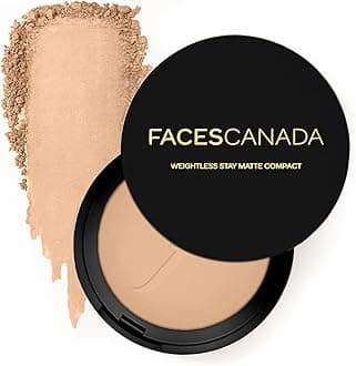 FACESCANADA Faces Canada Weightless Stay Matte Compact Vitamin E & Shea Butter, Spf-20 Beige 03, 9 g