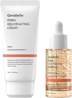 Genabelle PDRN Glow Set – PDRN Rejuvenating Cream 70ml & PDRN VITA Toning Ampoule 30ml for Radiant Skin