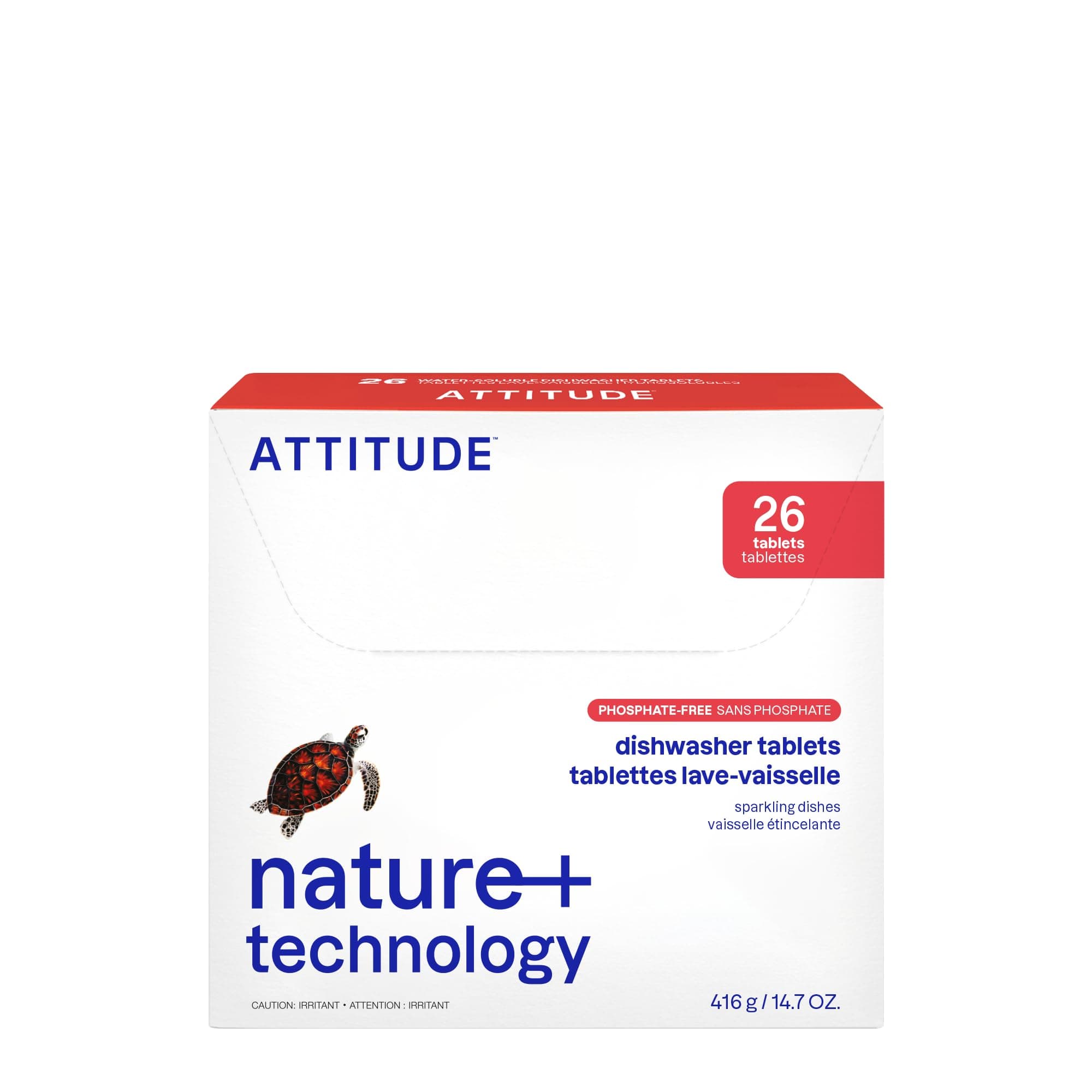 Dishwasher Tablets, Natural, Phosphate-free, Unscented, 26 Count