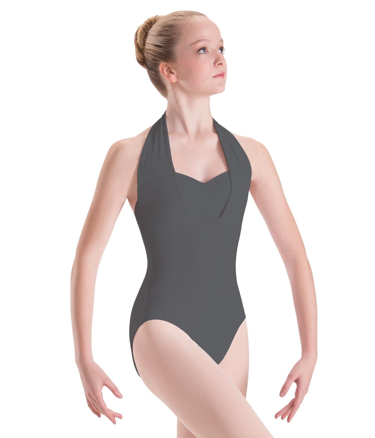 Overlay Halter Leotard
