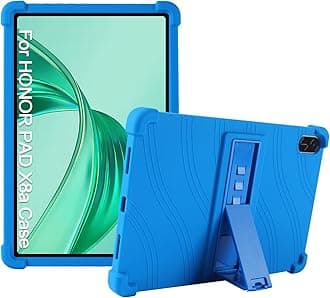 Case for Honor Pad X8a 11 Inch,XLTTONG PC Holder Tablet Silicone Case,Anti-drop for Honor Pad X8a 2024 (Blue)