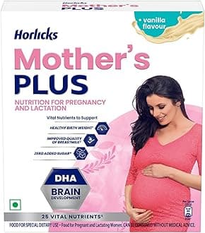 Mother's Horlicks - Health & Nutrition drink (Vanilla flavor powder)Pack of 200gm Refill pack - No Added Sugar