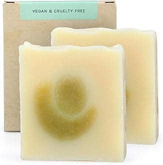 Aloe Vera Soap Bar - Cold Processed, Natural, Soothing, Hydrating for Men & Women, Cruelty Free, Vegan, Handmade, Face & Body Wash for All Skin Types. (Pack of 2) 4.2 Oz Each