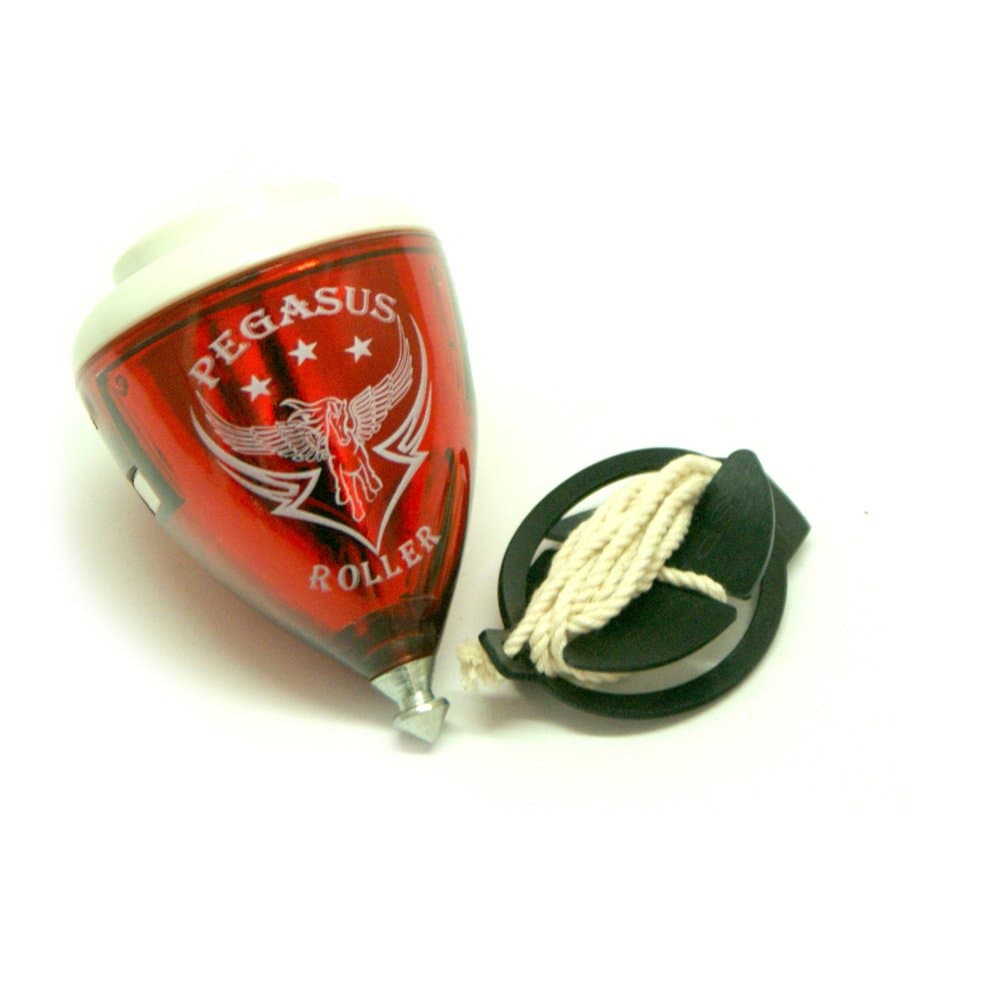 Spin Top Pegasus Roller - Bearing Tip SpinTop (Red)