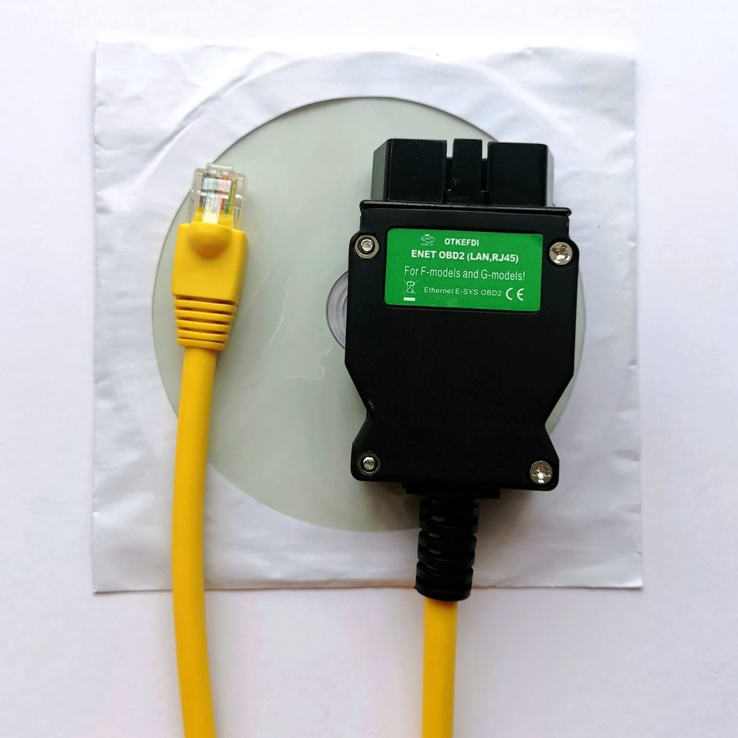 Enet OBD2 Cable,2M Ethernet OBD Coding F-series G-Series Lead Interface