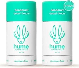 Probiotic Roll‑On Deodorant, Aluminum‑Free & Plant‑Based, Gentle on Sensitive Skin, Quick‑Drying, Long‑Lasting Sweat & Odour Protection for Teens & Adults Desert Bloom - 2-Pack