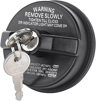 ZONFANT Locking Gas Cap with 2 Keys Lock Fuel Cap for Chevrolet Honda Nissan Acura Mazda Cadillac GMC Vehicle 4Runner FJ Cruiser Silverado Camaro and More Replaces #10504 77300-47020