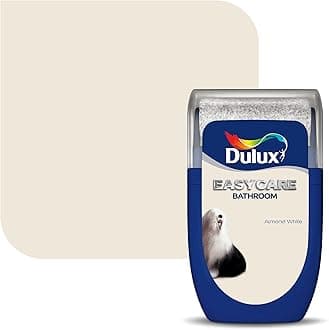 Dulux Easycare Bathroom Tester Paint, Almond White, 30 ml