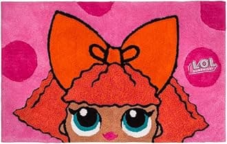LOL Surprise! Glitter Queen Kids Room Non Slip Area Rug, 30" in x 48" in, (Official Licensed Product)