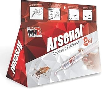 - MMR Making Marvelous Arsenal Cockroach Eliminator Powerful Cockroach Killer Gel Bait (30 Gram, Pink), Pack of 1