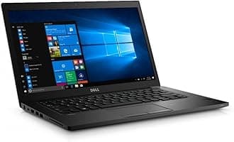 Dell Latitude 7480 Laptop - Intel Core i5-7300U CPU 2.60GHz, 16GB RAM, 256GB SSD, 14 HD Display, Webcam, Windows 10 Pro (Renewed)