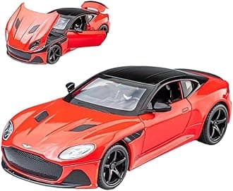 Magicwand 1:24 Scale Die-Cast Astton Martiin DBS【Large】 with 4 Openable Doors,Pull Back Action, Working Headlights & Tail Lights【Colors as Per Stock】【Pack of 1】