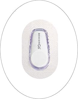 Maylove G6 Adhesive Patches-25Pack Waterproof Adhesive Patches for G6 Premium Transparent Overpatch 10 Days Long Stay Covers Easy to Use by One Hand