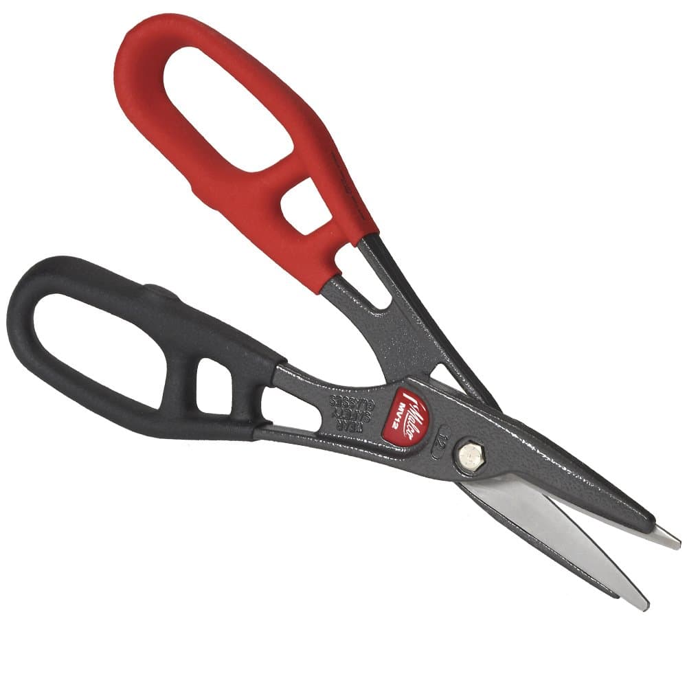Malco MV12 Andy Combination Vinyl Cutting Snip, Replaceable 3-inch High Carbon Steel Blades, For Cutting Vinyl Siding or Flooring, Carpeting, Aluminum Trim Coil, Landscape Edging, & Leather