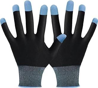 Touchscreen Gloves for Sweaty Hands, High-Sensitive Anti-Sweat Breathable Seamless Gaming Gloves for Tablet iPad/Mobile Phone PUBG Game Controller