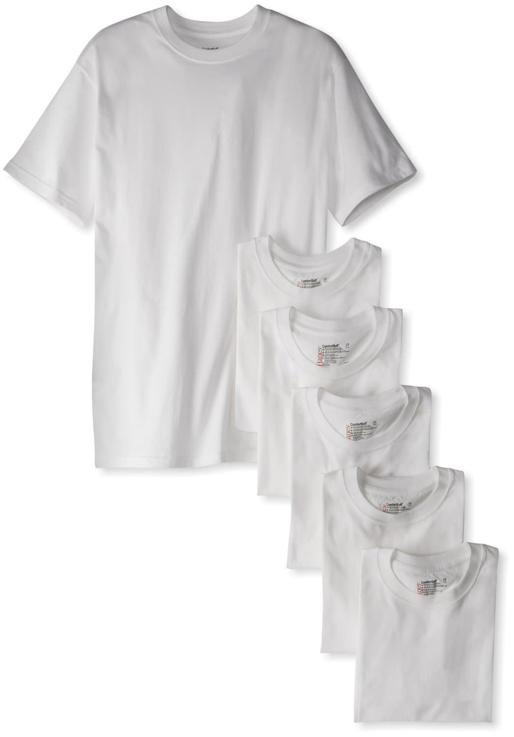 Mens Control Crew Neck Undershirt - Multiple Packs Available
