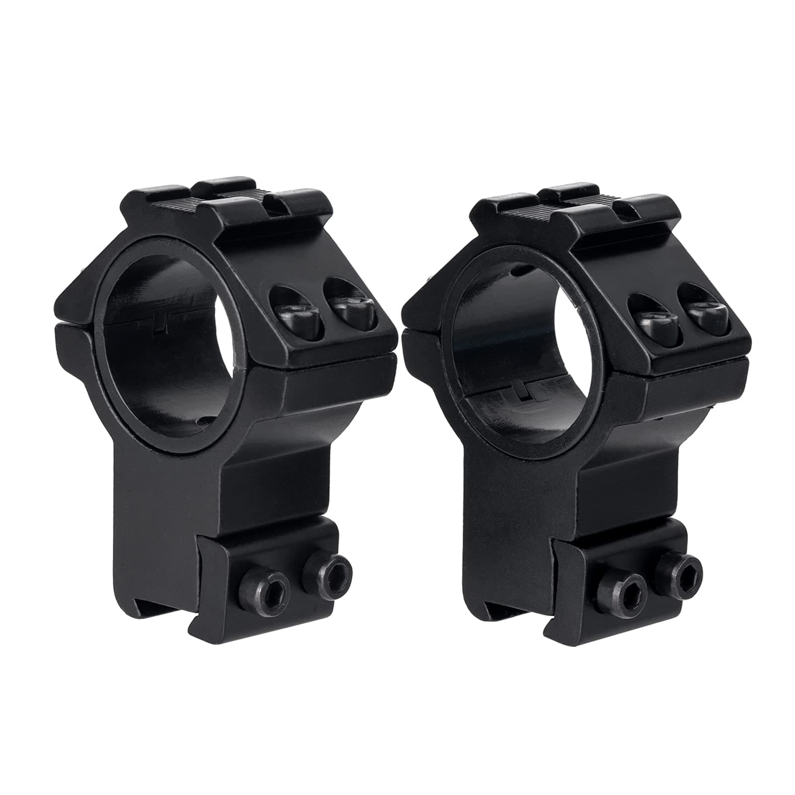 High Profile 1" Scope Rings - 30mm/25.4mm Scope Mount Adapter 11mm Picatinny Rail