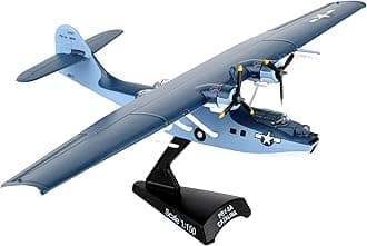Daron Worldwide Trading Postage Stamp USN Pby5 Catalina 1/150 Airplane Model