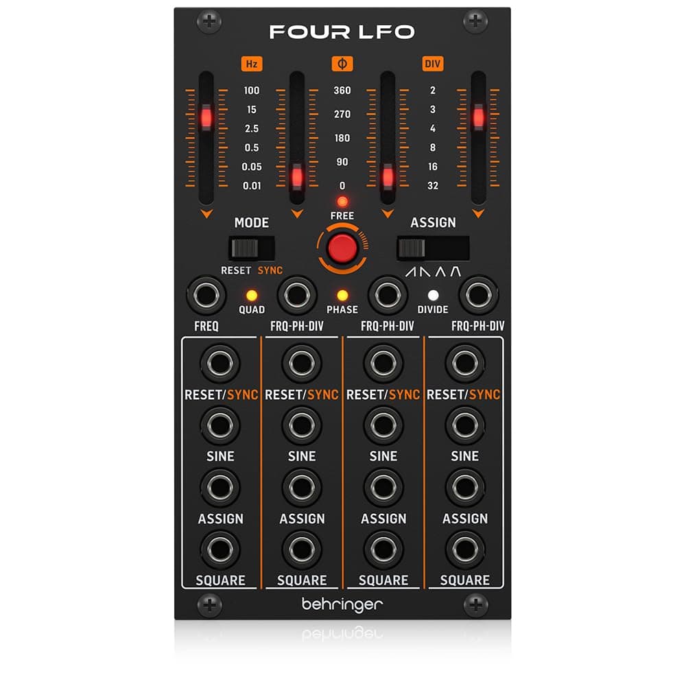 Behringer FOUR LFO Quad LFO with Assignable Waveforms for Eurorack