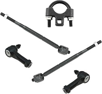 TRQ Front Inner & Outer Tie Rod End Set of 4 w/Tool for Chevy Cobalt HHR Ion