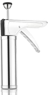 ALLWIN Stainless Steel Kitchen Press/Noodles/Murukku Maker Press/Idiyappam Maker/Chakli Maker/Sev Maker Machine/Muruku Pressing Machine with 15 Different Sieves