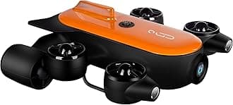 Geneinno Underwater Drone Camera 4K UHD ROV Real-Time Viewing, Streaming & Recording, Underwater Inspection and Exploration, Yachting, Education