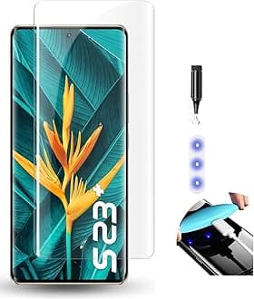 NISHTECH Advanced HD+ Curved UV Tempered Glass Screen Protector Designed for iTel S23 Plus 5G || Full Screen Coverage with Easy Installation Kit (Anti-Scratch)