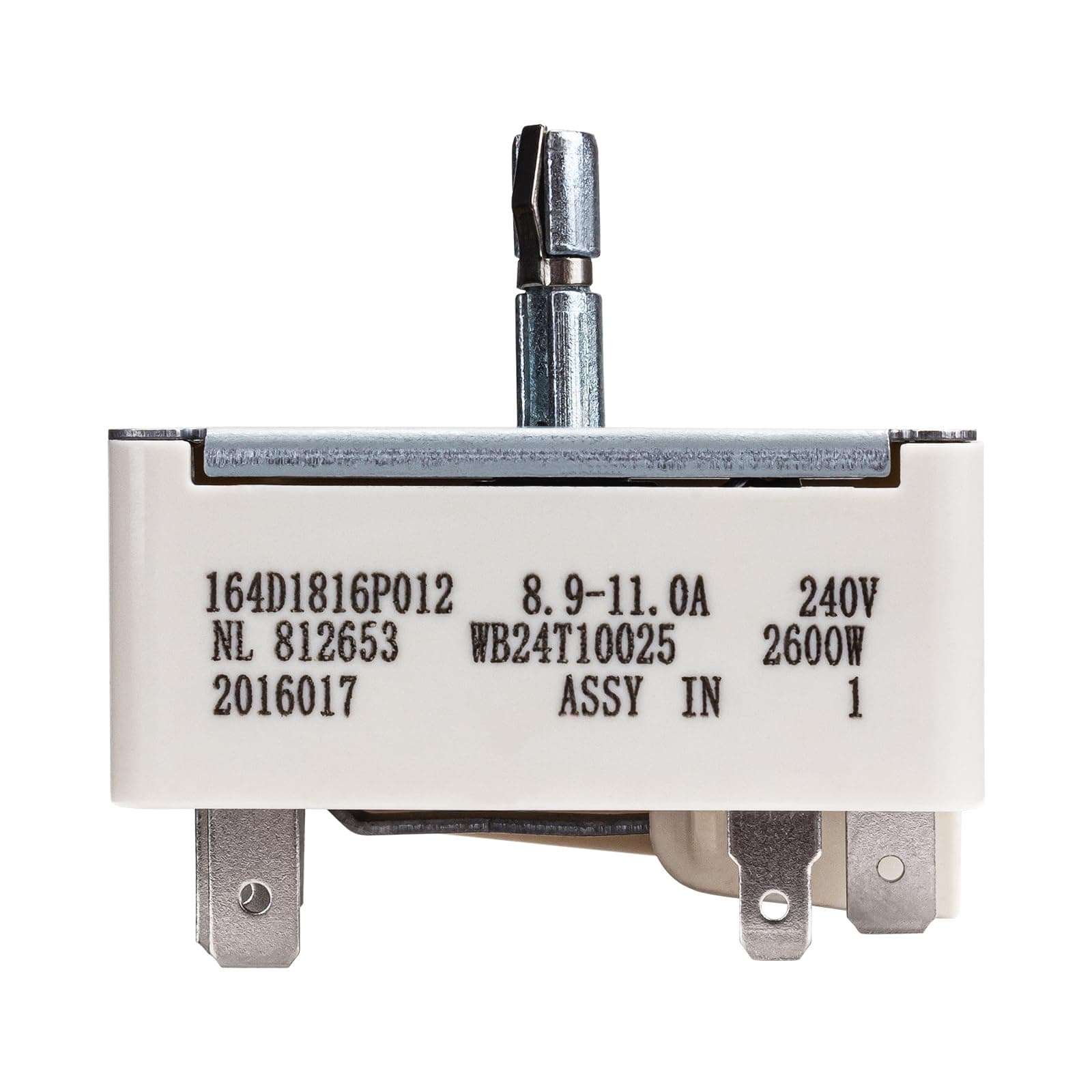 WB24T10025 Range Switch Surface Burner Range Infinite Control Switch Compatible with GE Electric Ranges AP2024072, 769692, AH236750, EA236750, PS236750(8 Inch)