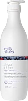 milk_shake Silver Shine Light Shampoo 1000 ml, grey, (Pack of 1)