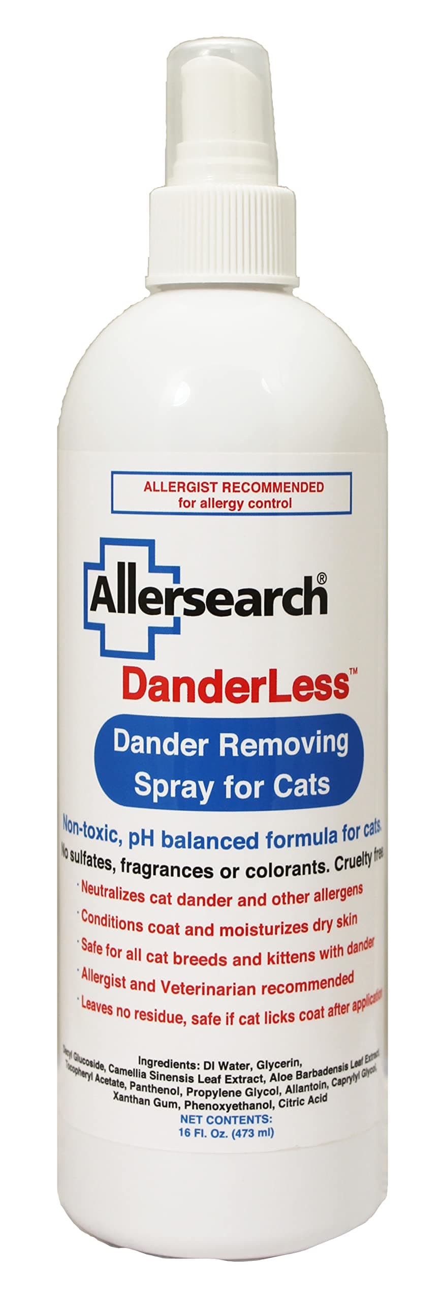 DanderLess Dander Removing Spray for Cats