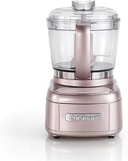 Cuisinart Style Collection Mini Prep Pro Chopper & Food Processor, Capacity 900mL, Vintage Rose Color, 250W, For Chopping, Mixing, Pureeing, 2-Year Warranty,ECH4PU